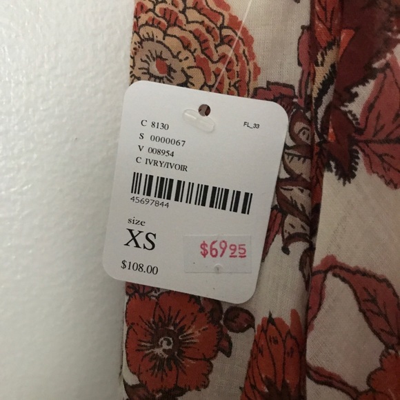 NWT Vintage Free People dress with pockets - Picture 4 of 4